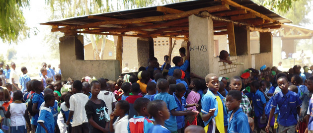 Our Malawi group visited Cape Maclear School